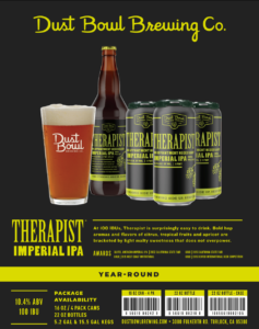 Therapist Imperial IPA from Dust Bowl Brewing Company